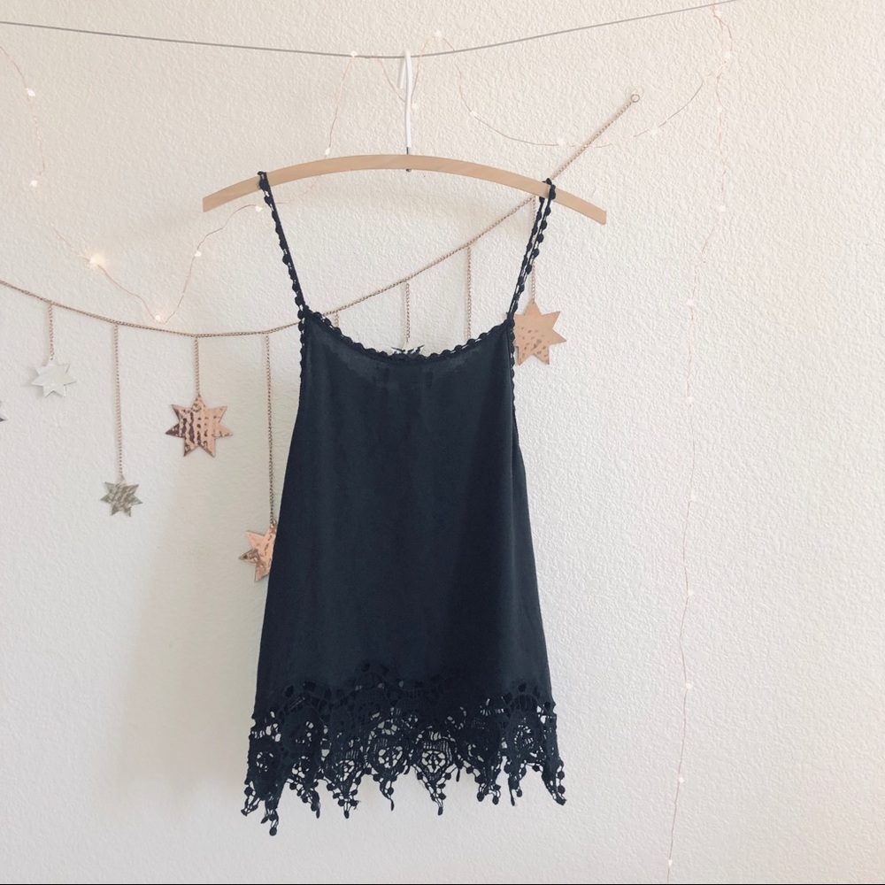 Kendall and Kylie Black Tank Top